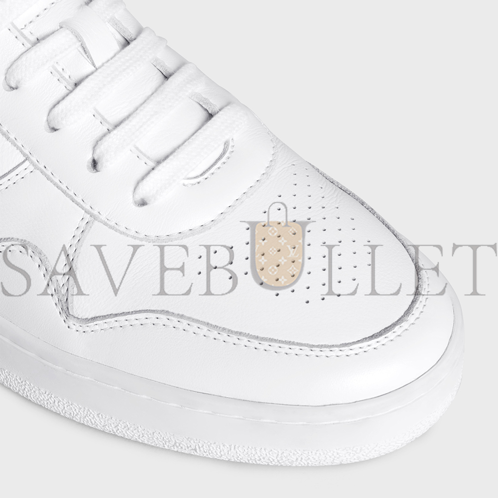 CELINE TRAINER CALFSKIN LOW-TOP LACE-UP SNEAKERS 345813338C.01OP CELINE TRAINER CALFSKIN LOW-TOP LACE-UP SNEAKERS 345813338C.01OP